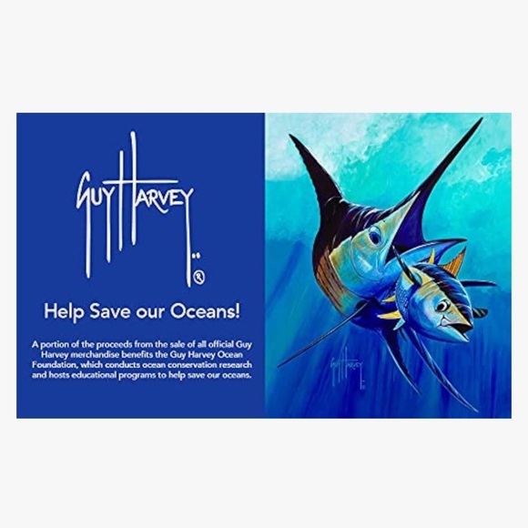 Guy Harvey Men's Performance Hoodie gray XXL - Picture 6 of 10